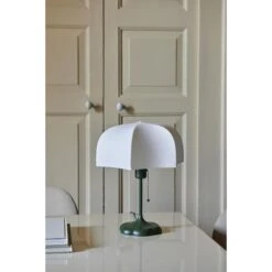 Ferm Living Poem Table Lamp White/ Grass Green -Teddyssmith shop fermliving ss23 poemtablelamp 1104267055 image 02 p