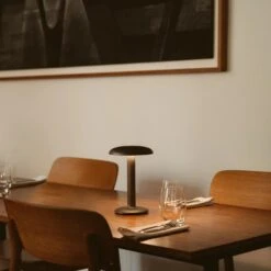 Flos Gustave Transportable Table Lamp Brown 3000K -Teddyssmith shop gustave flos architectural r 07 p