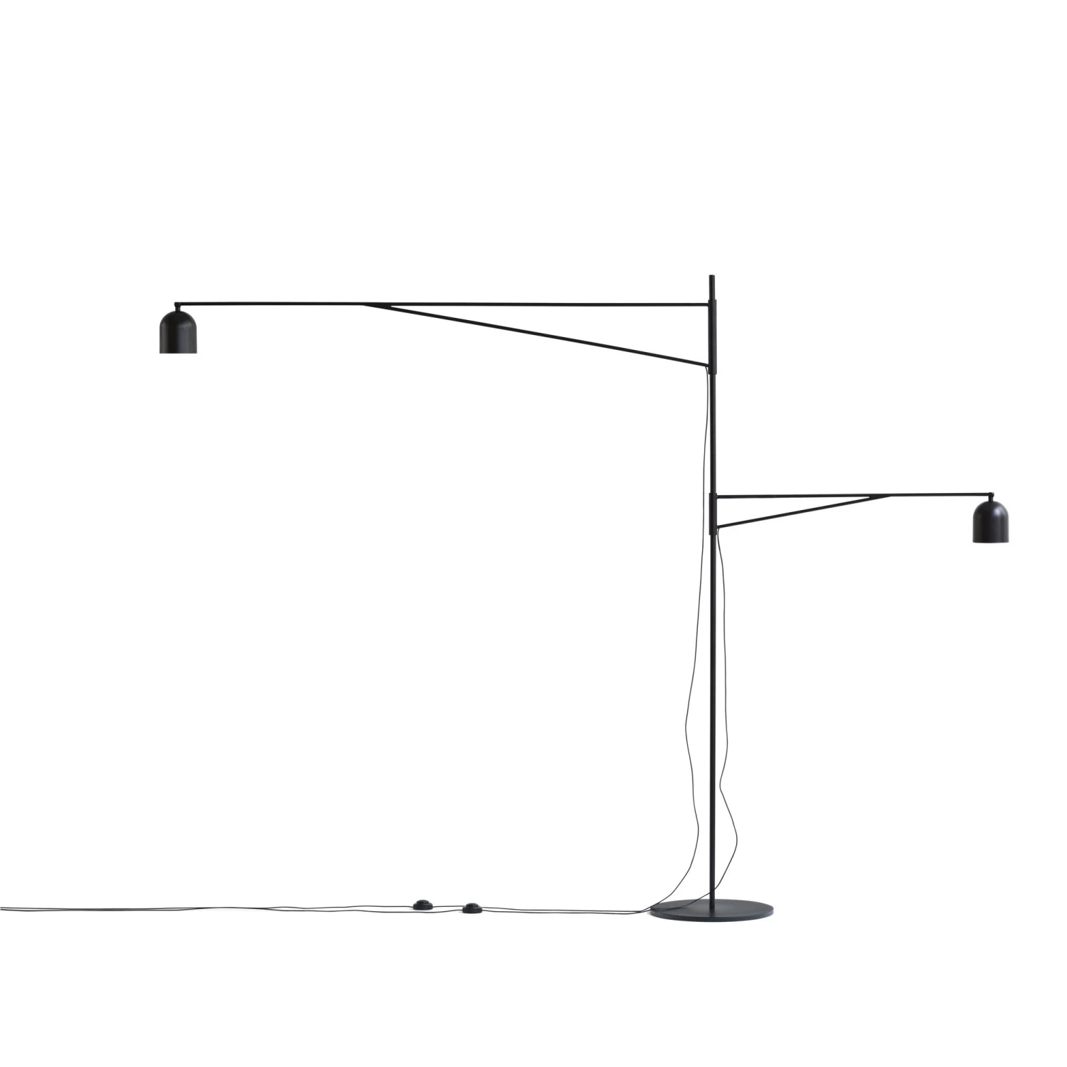 Karakter Awkward Light Floor Lamp Black 3 Karakter Awkward Light Floor Lamp Black