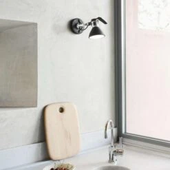 Luceplan Fortebraccio Wall Lamp W1 Small White -Teddyssmith shop lifestyle fortebraccio v glampe w1 sort p