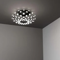 Luceplan Mesh Ceiling Lamp Ø72 Black 8 Luceplan Mesh Ceiling Lamp Ø72 Black -Teddyssmith shop lifestyle luceplan mesh loftlampe 1 p