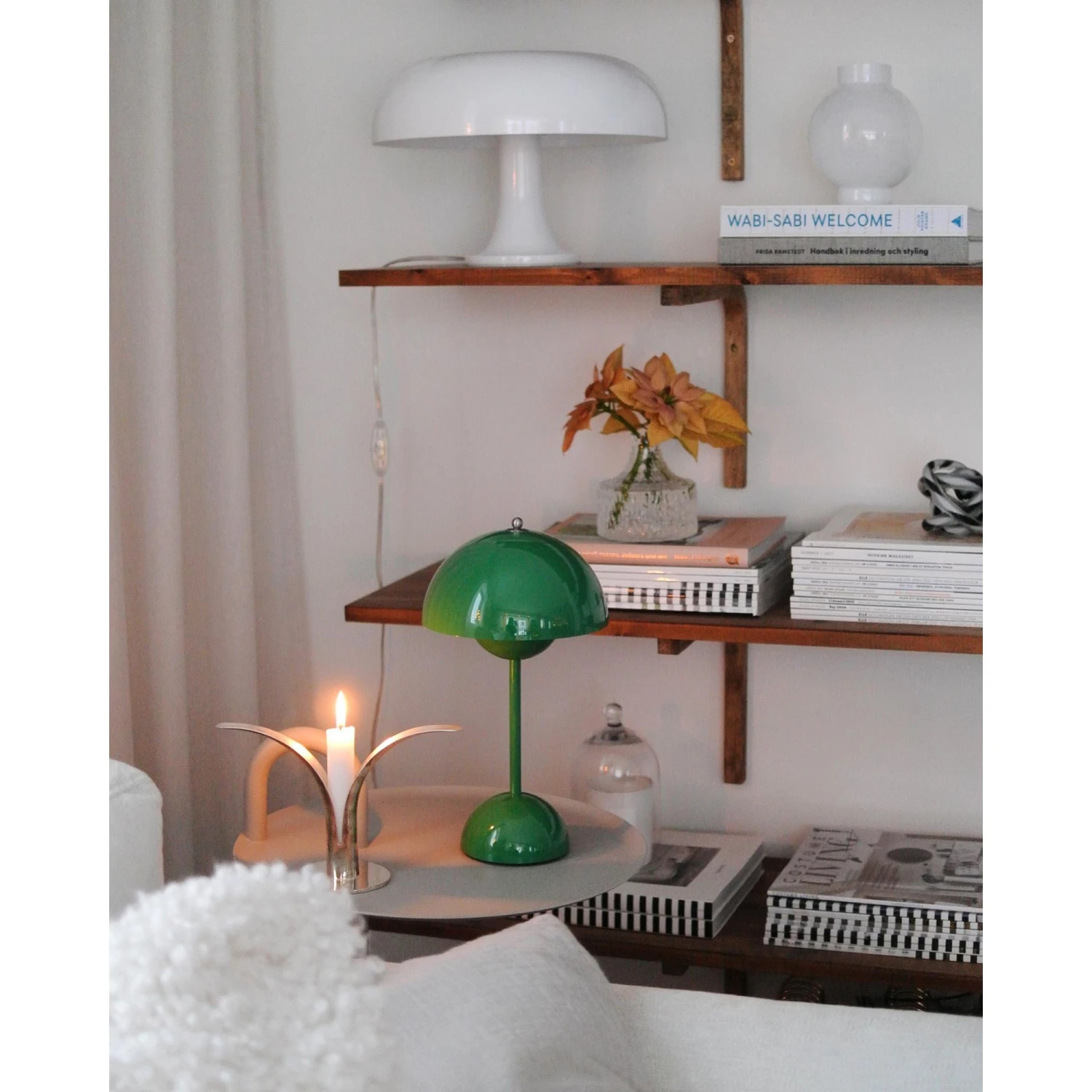 &Tradition Flowerpot VP9 Table Lamp Portable Gray Beige 4 &Tradition Flowerpot VP9 Table Lamp Portable Gray Beige - Image 2