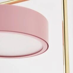 Made By Hand Petite Machine Table Lamp 01 Pink 12 Made By Hand Petite Machine Table Lamp 01 Pink -Teddyssmith shop made by hand petite machine floor lamp light pink grooved glass detail scaled p