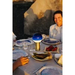 Marset Dipping Light Table Lamp Blue Small -Teddyssmith shop marset hr dipping blue table p