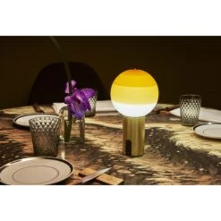 Marset Dipping Light Table Lamp Blue Small -Teddyssmith shop marset hr dipping light portable amber in a bar h p