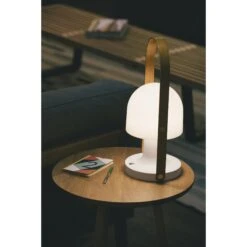 Marset FollowMe Plus White Table Lamp -Teddyssmith shop marset hr followme plus with ambience 1 p