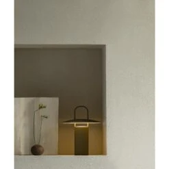 Audo Ray Portable Table Lamp Black -Teddyssmith shop menu ray table lamp portable 6 p