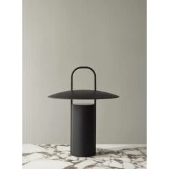 Audo Ray Portable Table Lamp Black -Teddyssmith shop menu ray table lamp portable black3 p