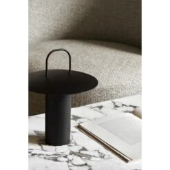 Audo Ray Portable Table Lamp Black -Teddyssmith shop menu ray table lamp portable table p
