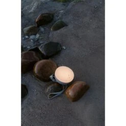 New Works Sphere Lamp Portable Dark Bronze -Teddyssmith shop new works beach sphere adventure light warm grey 4 p