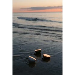 New Works Sphere Lamp Portable Dark Bronze -Teddyssmith shop new works beach sphere adventure light warm grey dark bronze deep green 1 p