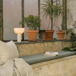 New Works Kizu Table Lamp Portable White Marble 21 New Works Kizu Table Lamp Portable White Marble -Teddyssmith shop new works orangerie 2022 kizu portable table lamp white 1 p