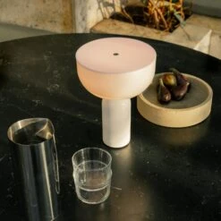 New Works Kizu Table Lamp Portable White Marble 18 New Works Kizu Table Lamp Portable White Marble -Teddyssmith shop new works orangerie 2022 kizu portable table lamp white 4 p