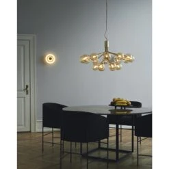 Nuura Blossi Wall Lamp Ø23 Nordic Gold & Opal RLS -Teddyssmith shop nuura apiales 18 brushed brass gold blossi wall opal 3daysofdesign 2020 p