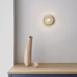 Nuura Liila 1 Large Wall/Ceiling Lamp Opal -Teddyssmith shop nuura liila 1 medium nordic gold optic clear lifestyle 21 1 p 1