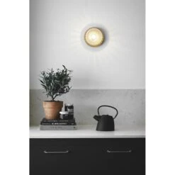 Nuura Liila 1 Wall/Ceiling Lamp Silver/Opal Small -Teddyssmith shop nuura liila 1 medium optic nordic gold lifestyle 2 p
