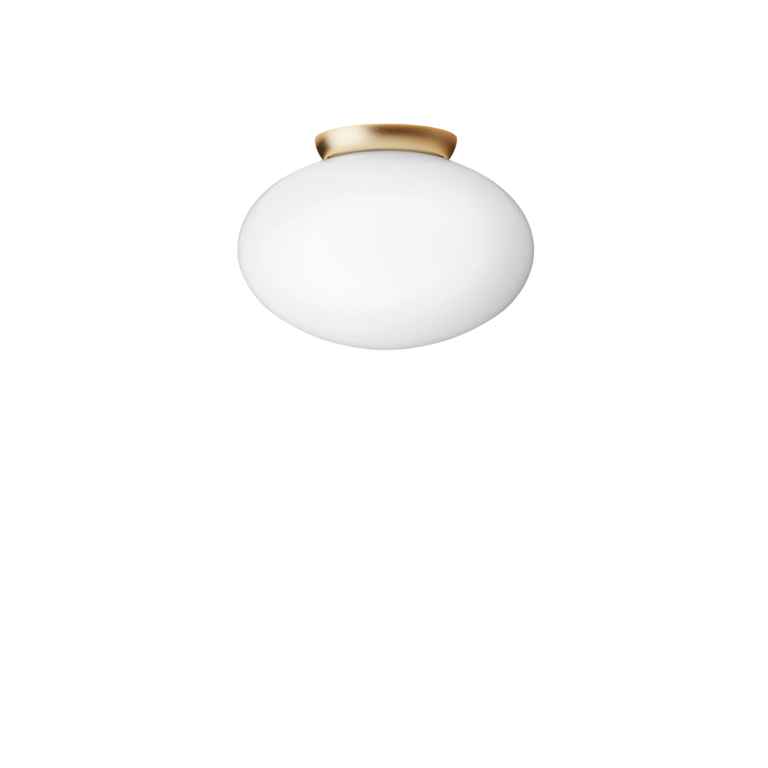 Nuura Rizzatto 301 Ceiling Light Satin Brass/ Opal 3 Nuura Rizzatto 301 Ceiling Light Satin Brass/ Opal