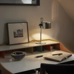 Oluce Mini Coupé 2201 Table Lamp Mustard 15 Oluce Mini Coupé 2201 Table Lamp Mustard -Teddyssmith shop oluce mini coupe design joe colombo8 p