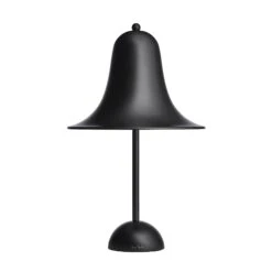 Verner Panton Pantop Portable Table Lamp Matt Black