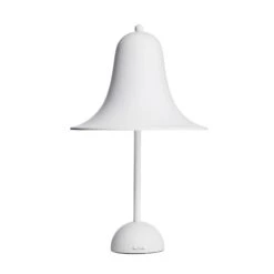 Verner Panton Pantop Portable Table Lamp Matt White