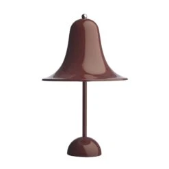 Verner Panton Pantop Portable Table Lamp Bordeaux