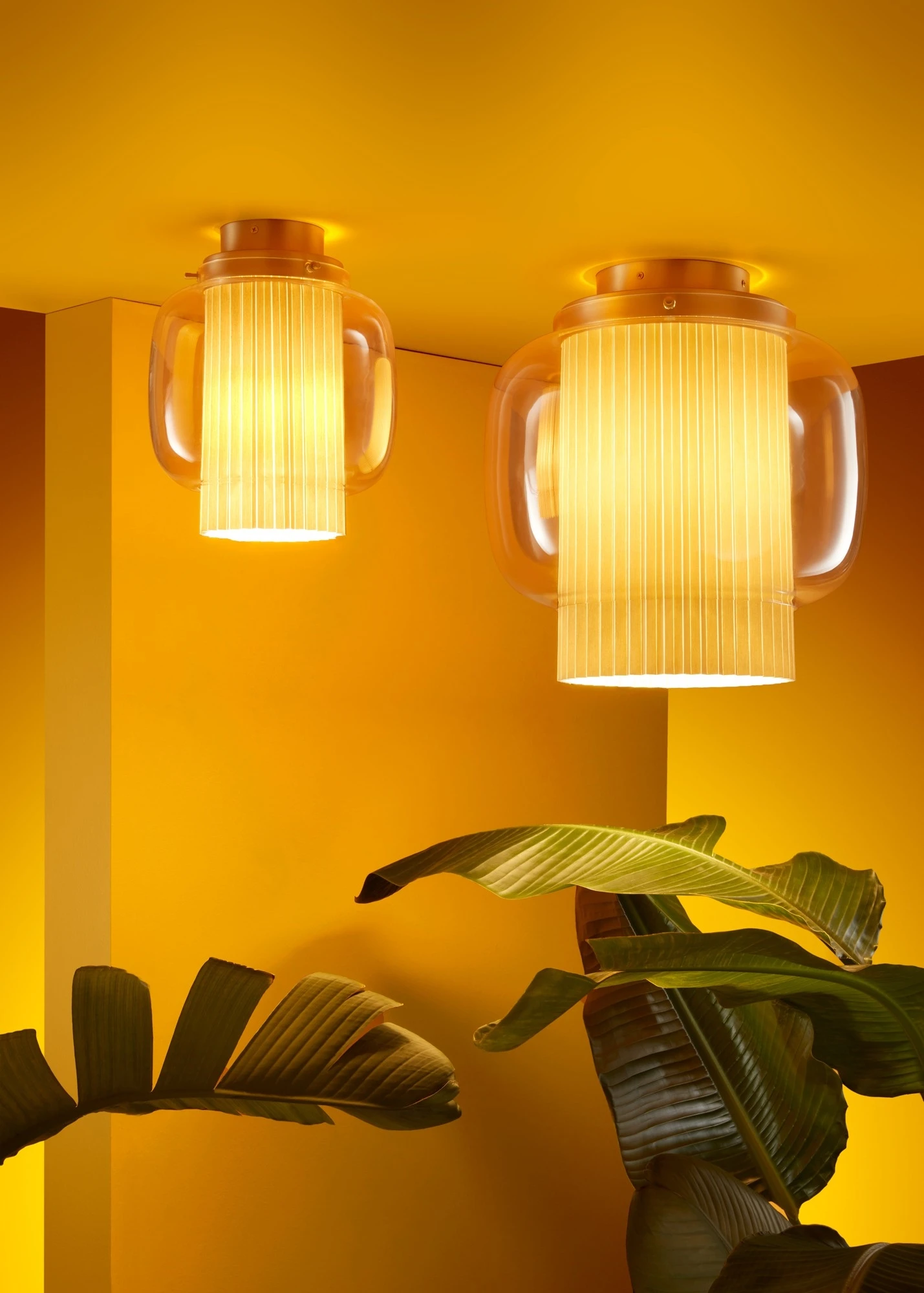 Parachilna Manila C GR Ceiling Light Brass/ Transparent 5 Parachilna Manila C GR Ceiling Light Brass/ Transparent - Image 3