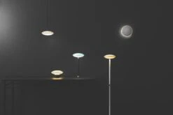 Shade ØS1 Floor Lamp White/Brass - W/Node -Teddyssmith shop s1 family horz color p