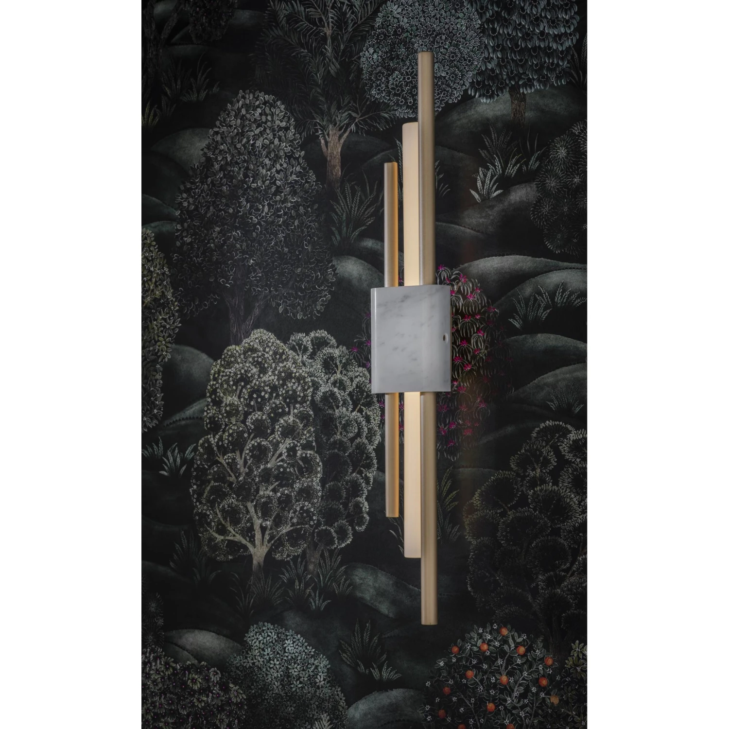 Bert Frank Tanto Wall Lamp Large Brushed Brass/ White Marble 4 Bert Frank Tanto Wall Lamp Large Brushed Brass/ White Marble - Image 2