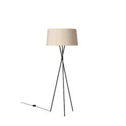 Santa & Cole Tripod G5 Floor Lamp Natural